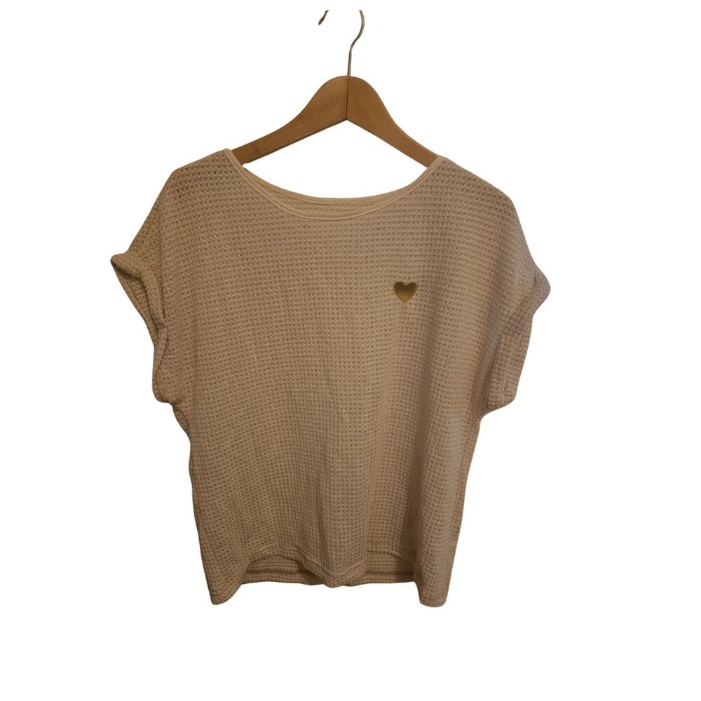 Cream Knit Shirt